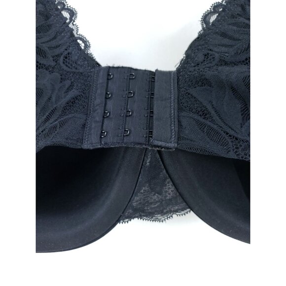 Bali One Smooth U Bra Size 40DD Black Underwire - Picture 3 of 6